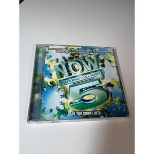 Vintage NOW That's What I Call Music! 5 CD Pop Compilation 19 Chart Hits Y2K